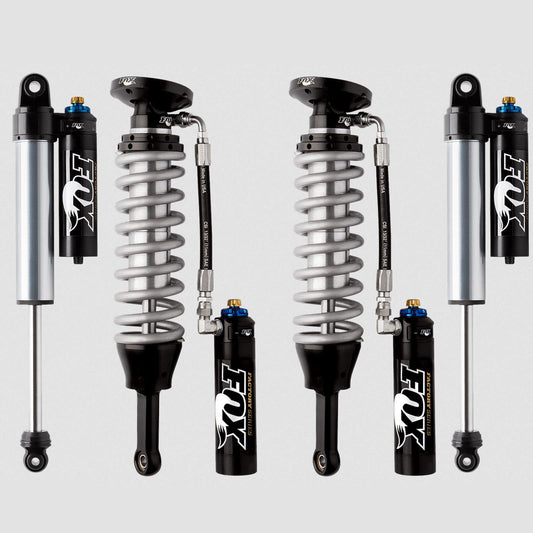 Fox 2.5 Factory Race Series Coilovers w/ Reservoir + Rear Shocks Set - 2014-2020 Ford F-150 4WD