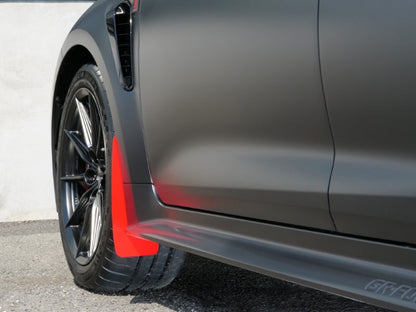 Cusco Front Red EVA Mud Flaps | Toyota GR Corolla (GZEA14H) (22+) (1H1 850 FR)