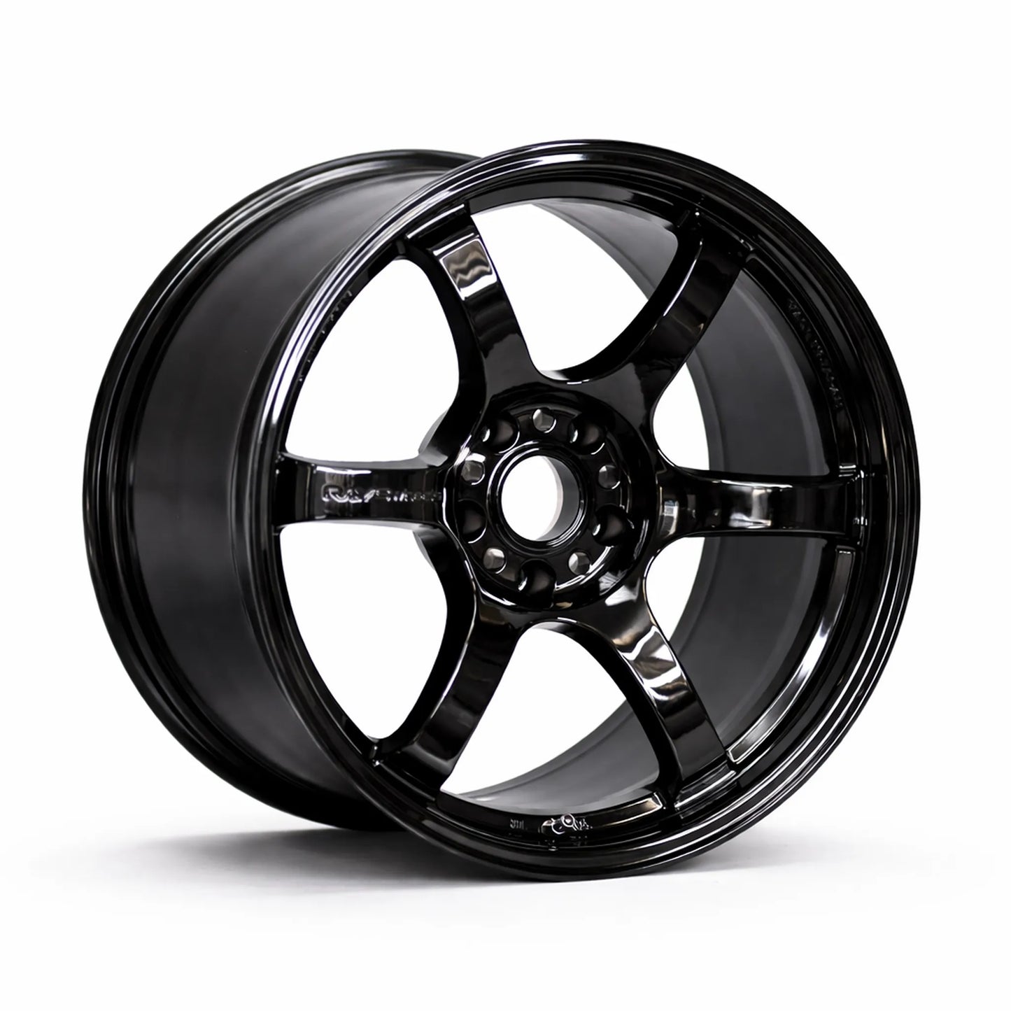 Gram Lights 57DR 18x9.5 +12 5x114.3 Glossy Black (SET)
