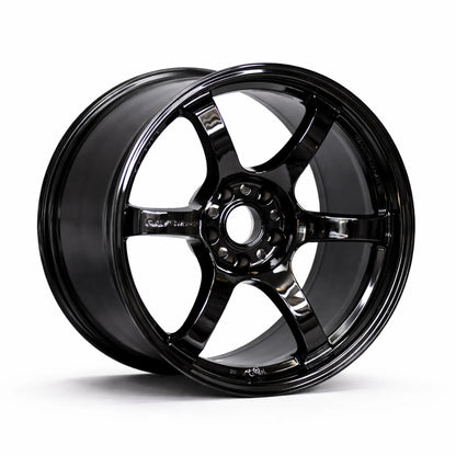 Gram Lights 57DR 18x9.5 +12 5x114.3 Glossy Black (SET)