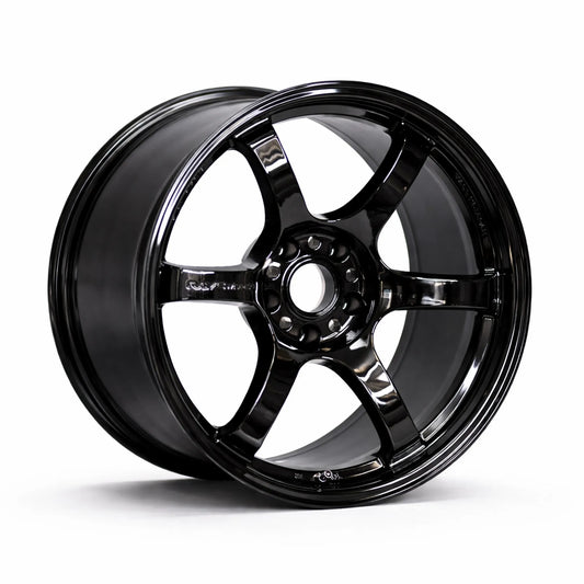 Gram Lights 57DR 18x9.5 +12 5x114.3 Glossy Black (SET)
