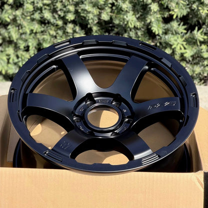 Gram Lights 57DR - X HD 18x9 +20 6x139.7 Semi Gloss Black (SET) - WheelFlip