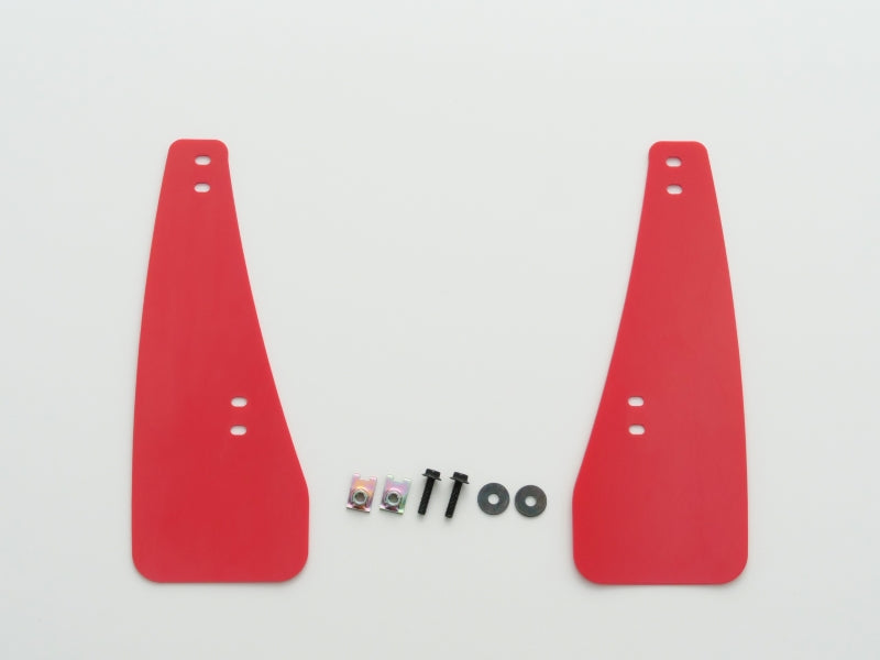 Cusco Front Red EVA Mud Flaps | Toyota GR Corolla (GZEA14H) (22+) (1H1 850 FR)