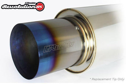 GReddy Revolution RS Titanium Exhaust Tip - 115mm Diameter/120mm Length (11001145)