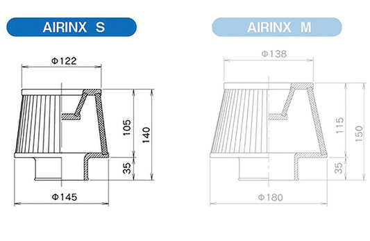 GReddy Airinx S 70mm Universal Filter | Universal (12500602)