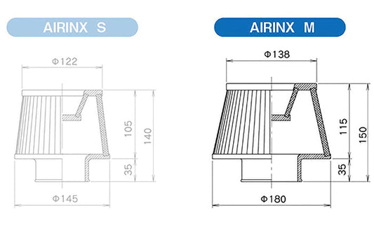 GReddy Universal Airinx M #80 | Universal (12500632)