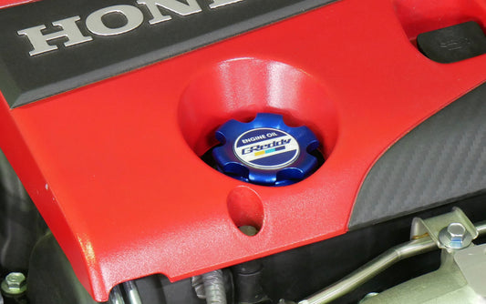 GReddy Type-B Oil Filler Cap M42-P4.5 - Blue | Multiple Subaru Fitments (13901506)