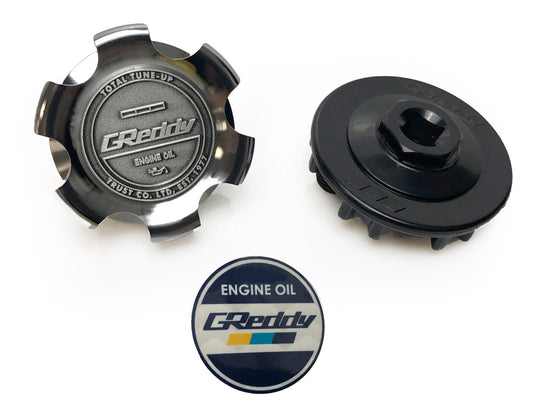 GReddy Type-B Oil Filler Cap - Chrome | Multiple Subaru Fitments (13901526)