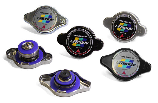 GReddy Type-N 1.3 Radiator Cap - Black | Multiple Honda/Toyota Fitments (13911001)