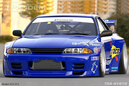 GReddy Pandem V1.5 Front Lip | 1989-1994 Nissan Skyline GTR  (17020627)