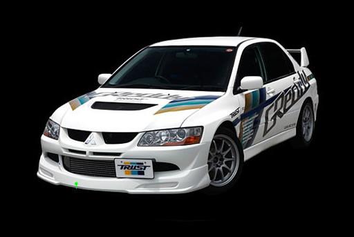 GReddy GRacer Front Lip Spoiler | 2003-2005 Mitsubishi Evo VIII (17030013)