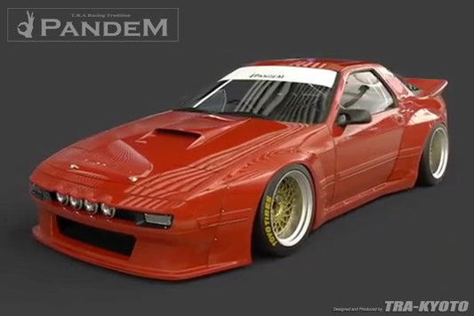 GReddy Pandem Complete Wide Body Aero Kit WITH WING | 1985-1992 Mazda RX-7  (17040330)