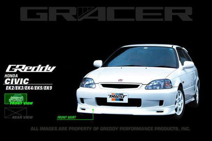 GReddy GRacer Front Lip Spoiler | 1999-2000 Honda Civic Si (17050042)