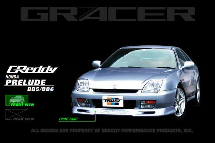 GReddy GRacer Front Lip Spoiler | 1997-2001 Honda Prelude (17050062)