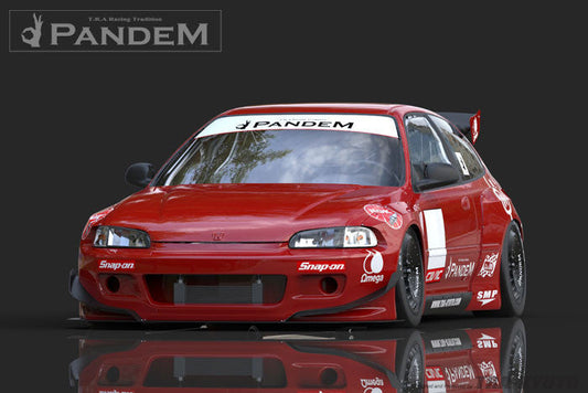GReddy Pandem Rear Bumper Extensions | 1992-1995 Honda Civic (17050116)