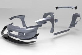 GReddy V1/V1.5 Rocket Bunny Front Canards | 1992-1995 Honda Civic (17050119)