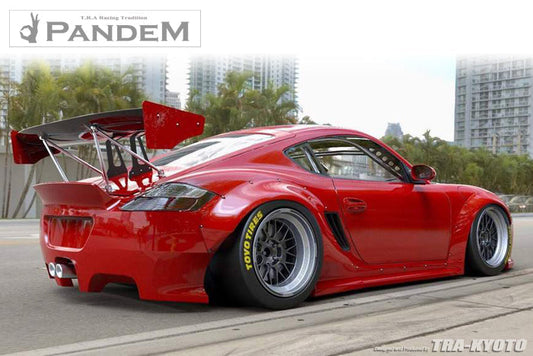 GReddy Pandem RB V2 Rear Over-Fenders | 2009-2012 Porsche Cayman (17090526)
