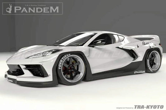 GReddy Pandem RB Complete Wide Body Aero Kit w/ Wing | 2020 Chevrolet Corvette  (66980800)
