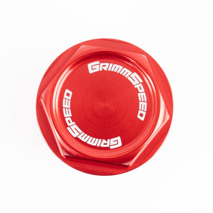 GrimmSpeed Bolt Style Red Oil Cap Most Subaru Models