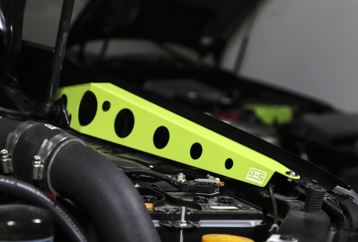 Grimmspeed Fender Shroud Kit Hi-Vis Neon Yellow 2015-2021 WRX / 2015-2021 STI