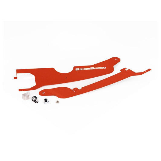 Grimmspeed Radiator Shroud Red 2022-2024 WRX