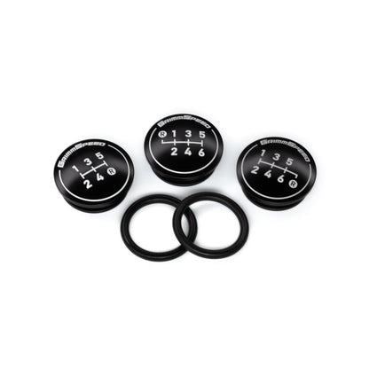 GrimmSpeed Stainless Steel Swap-Top Weighted Bulb Style Shift Knob Kit Most Subaru Models