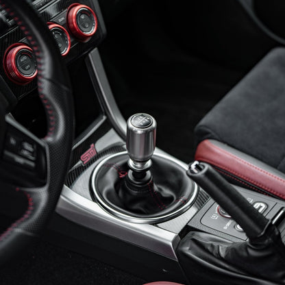 GrimmSpeed Stainless Steel Swap-Top Weighted Piston Style Shift Knob Kit Most Subaru Models