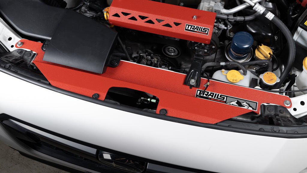 GrimmSpeed Trails Radiator Shroud Red 2018-2023 Crosstrek