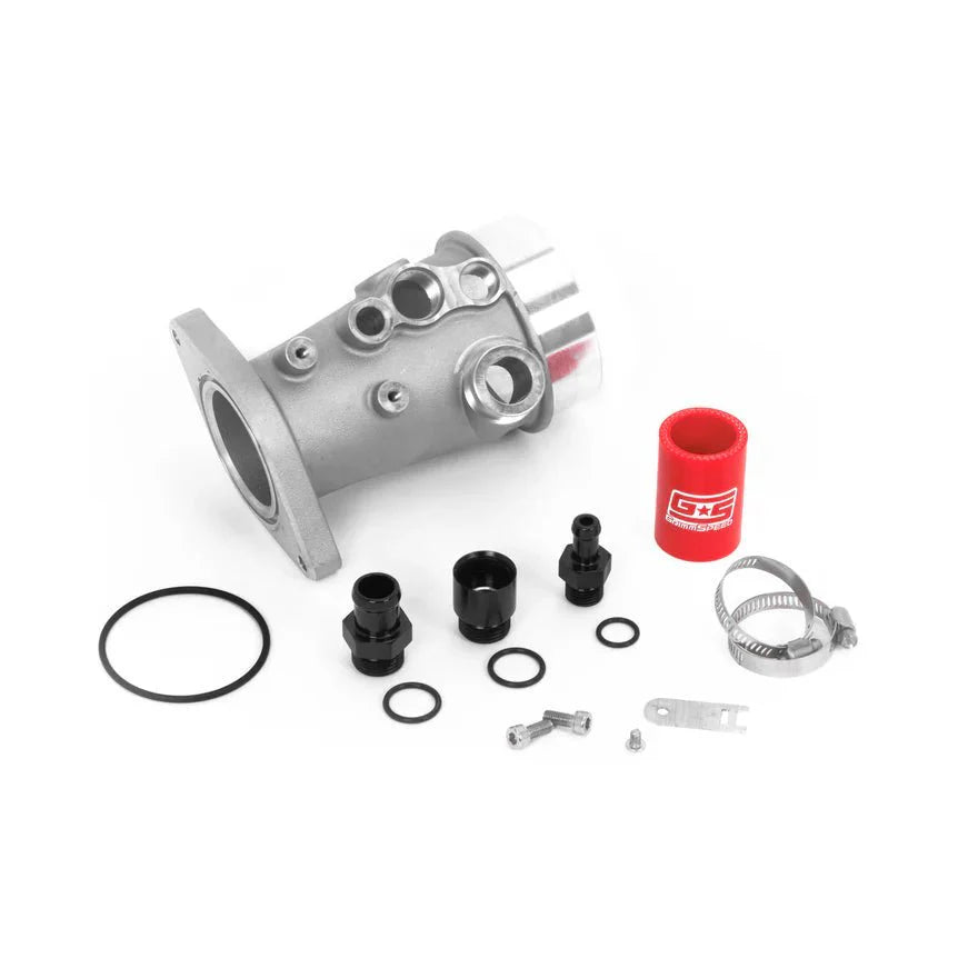 GrimmSpeed Aluminum Turbo Inlet V2 | 2015-2021 Subaru WRX (125034)