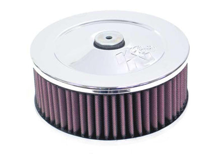 K&N 60-1290 Round Air Filter Assembly For Increase Horsepower -Washable/Reusable
