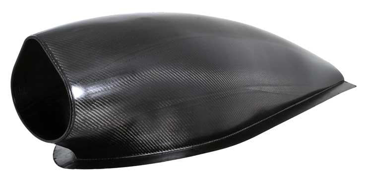 K&N 100-8590 Carbon Fiber Air Box Large Solid Base Only