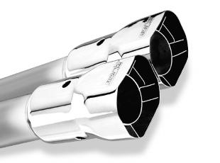 Borla 2.5in SS D&S Square Angle-Cut Intercooled Tip | Universal (20233) (SPF20233)