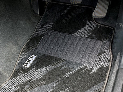 HKS Floor Mat (Monotone Oil Color - 6 Piece Set) - Nissan Skyline GT-R BCNR33 RHD 95-98