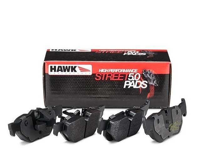 Hawk HP Street 5.0 Brake Pads - Rear | 2004-2005 Subaru WRX/RS (HB452B.545)