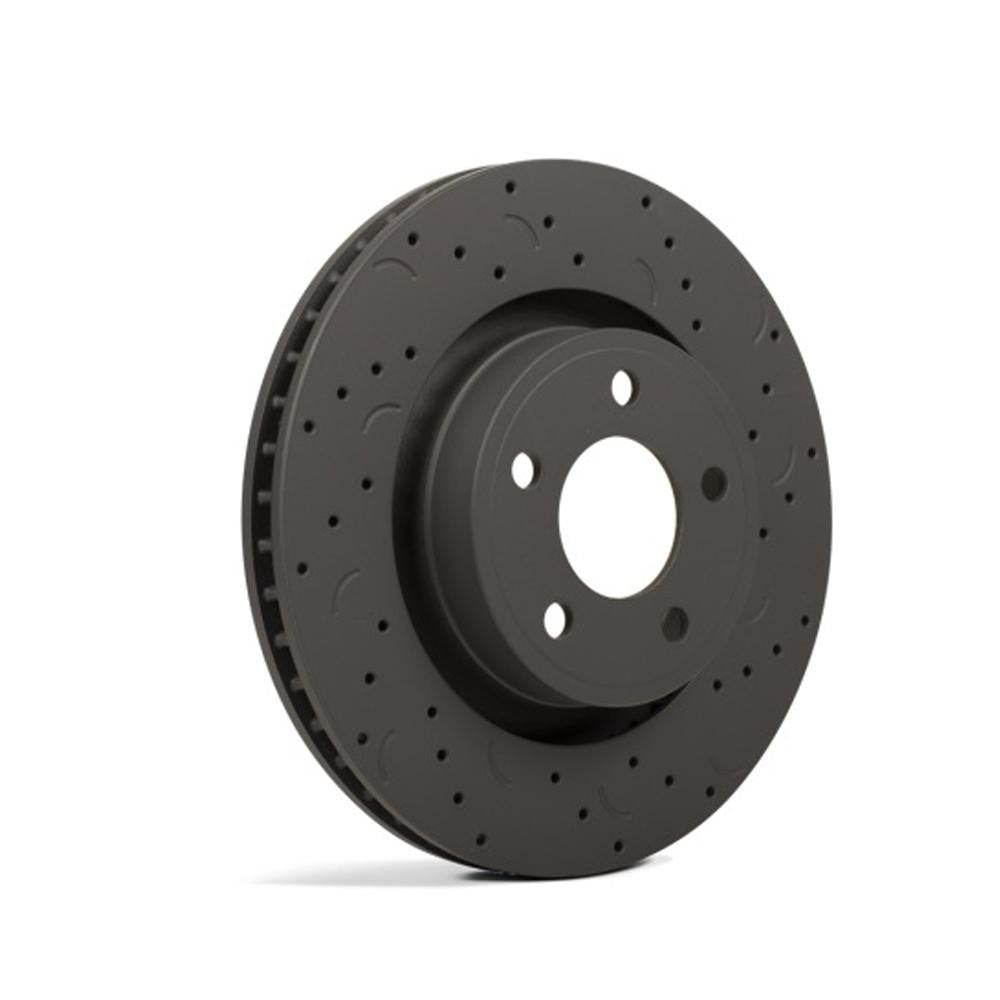 Hawk Talon Drilled & Slotted Rear Brake Rotor Set | 2006-2009 Subaru Legacy GT (HTC5020)