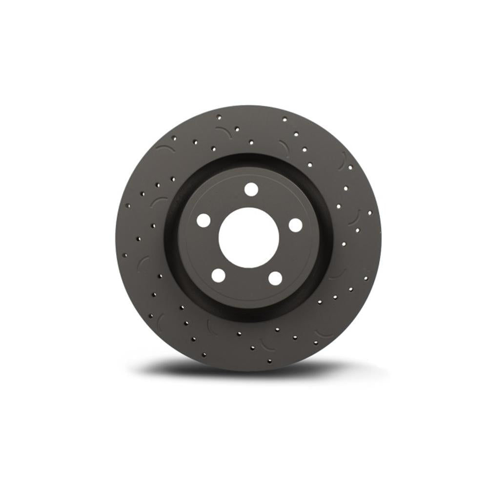 Hawk Talon Drilled & Slotted Rear Brake Rotors | 10-15 Hyundai Genesis Coupe w/ Brembo Brakes (HTC5076)