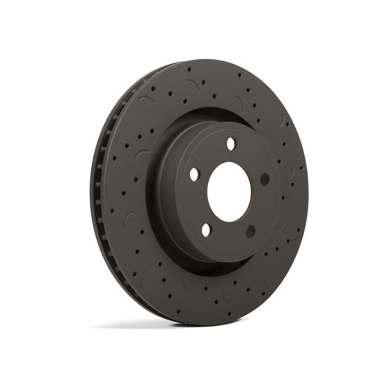 Hawk Talon Drilled & Slotted Front Brake Rotor Set | 2010-2015 Hyundai Genesis Coupe (HTC5079)