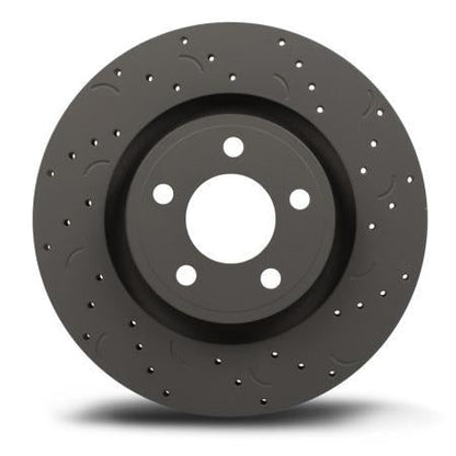 Hawk Talon Front Brake Rotors - Drilled & Slotted | Multiple Honda/Acura Fitments (HTC5344)