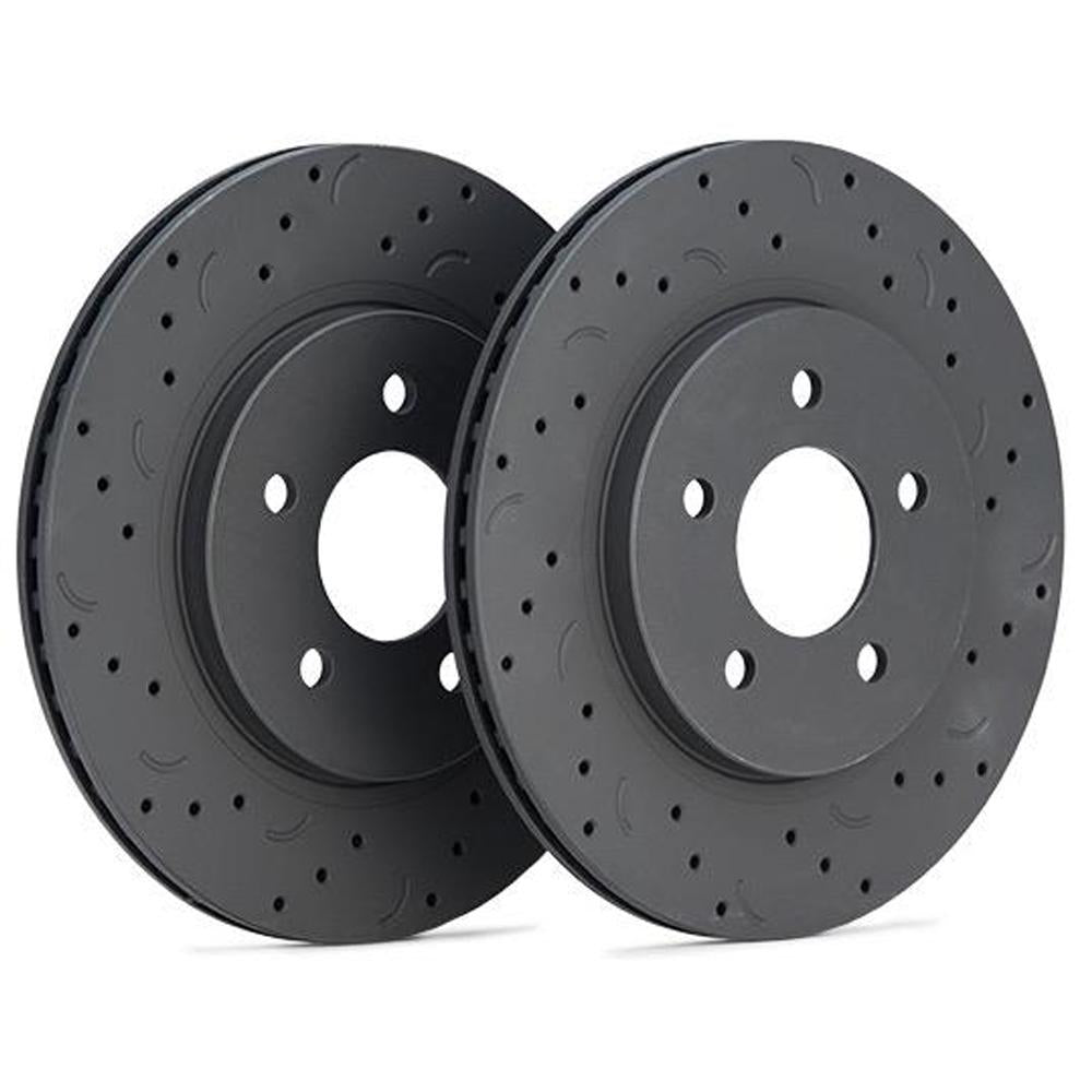 Hawk Talon Slotted Only Rear Brake Rotor Set | 2006-2012 Ford Fusion (HTS5368)