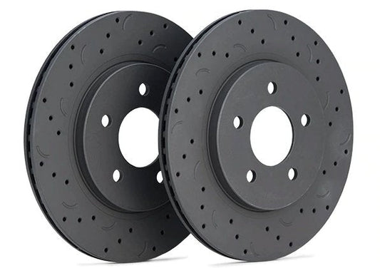 Hawk Talon D&S Front Rotors | Subaru Forester XT/WRX STI (05-18) (HTC4914)