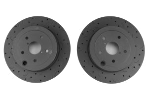 Hawk Talon Drilled & Slotted Rear Brake Rotor Set | 2010 Subaru Impreza WRX Premium (HTC5019)