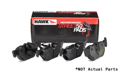 Front | Hawk HPS 5.0 Compound Performance Brake Pads | Mk6 Golf R | Mk2 TT-S