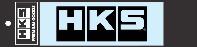 HKS 2024 Series Logo Sticker W135 Black