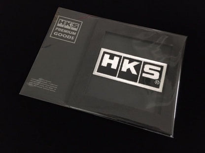 HKS Black / White Logo Patch