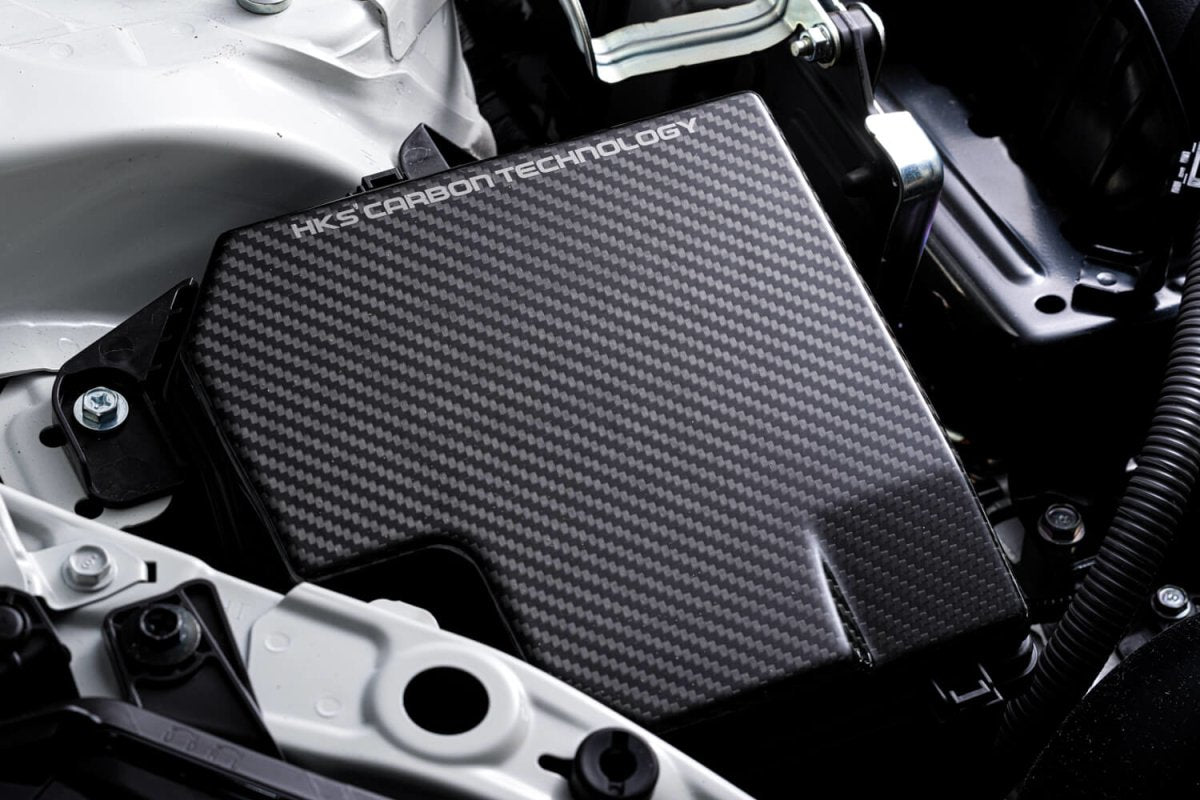 HKS DryCarbon Fuse Box Cover | Toyota GR86 / Subaru BRZ (22+) (70026-AT009)