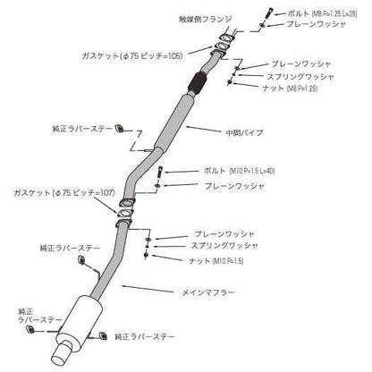 HKS Hi-Power 409 Exhaust - Subaru Impreza GC8 EJ20T 92-99