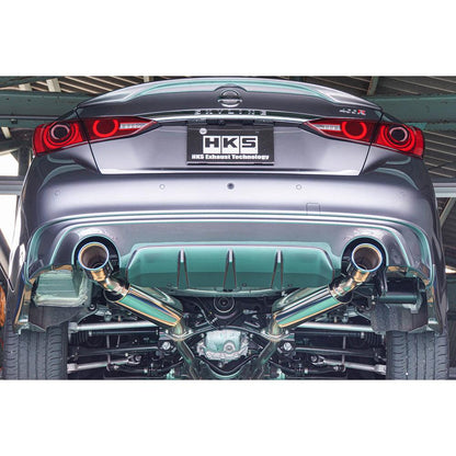 HKS Legamax Sports Axle Back Exhaust - Infiniti Q50 VQ37VHR / VR30DDTT 2014+