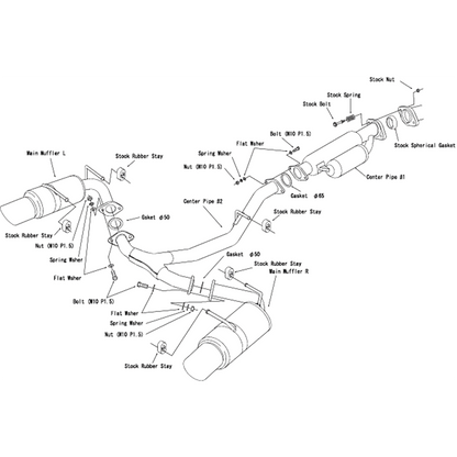 HKS Hi-Power SPEC-L Exhaust - Subaru BRZ ZD8 / Toyota GR86 FA24 2022+