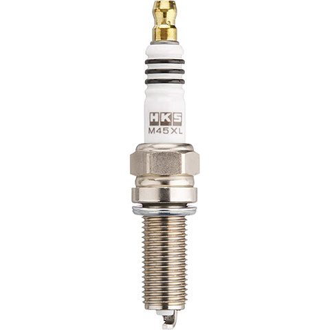 HKS M45 Super Fire Racing Spark Plug | 2008-2015 Mitsubishi Evo X, 2008-2012 Honda Accord, and 2008 Mercedes-Benz C300 (50003-M45XL)
