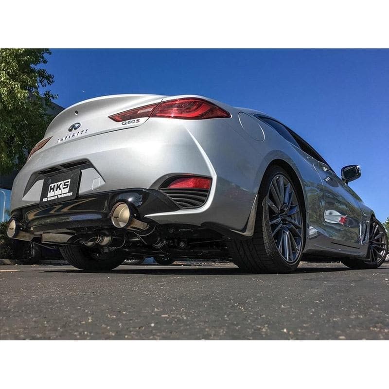 HKS Full Dual Muffler Catback Exhaust - Infiniti Q60 (CV37) 17-22